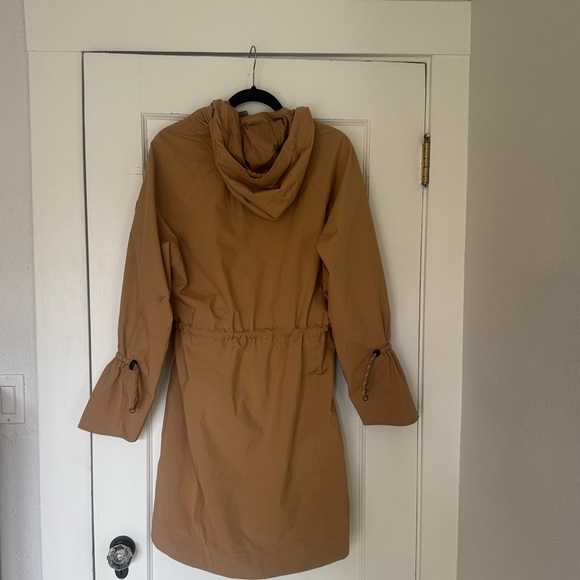 Women's Tan Hooded Jacket - Picture 4 of 5